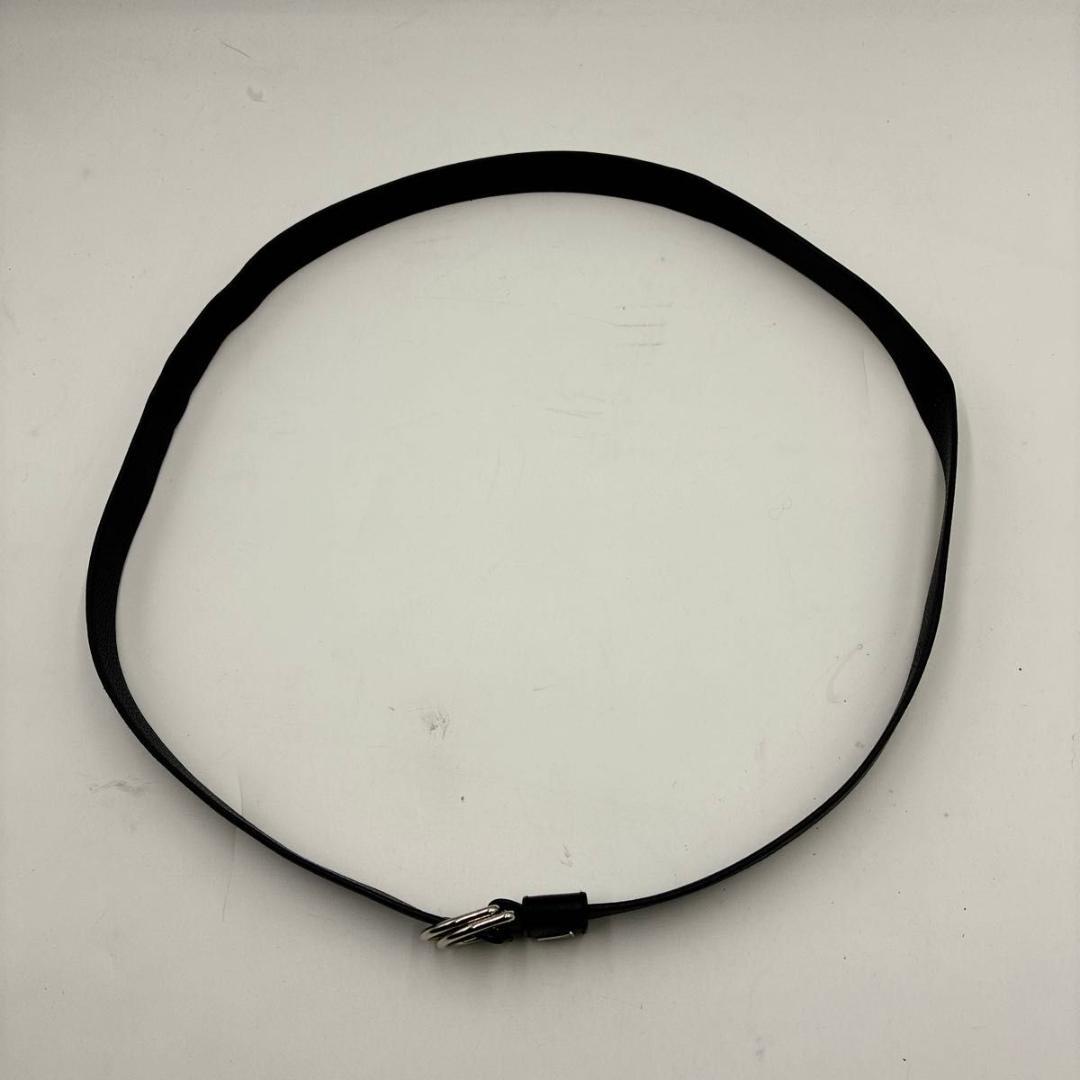 re プラダ ベルト レザー トライアングルロゴ 三角ロゴ ブラック