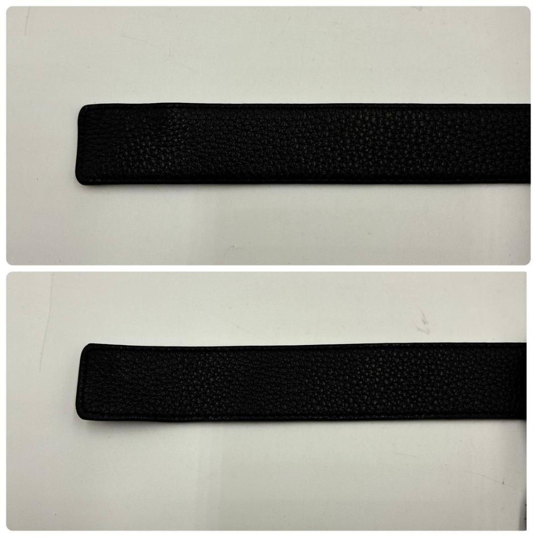 re プラダ ベルト レザー トライアングルロゴ 三角ロゴ ブラック