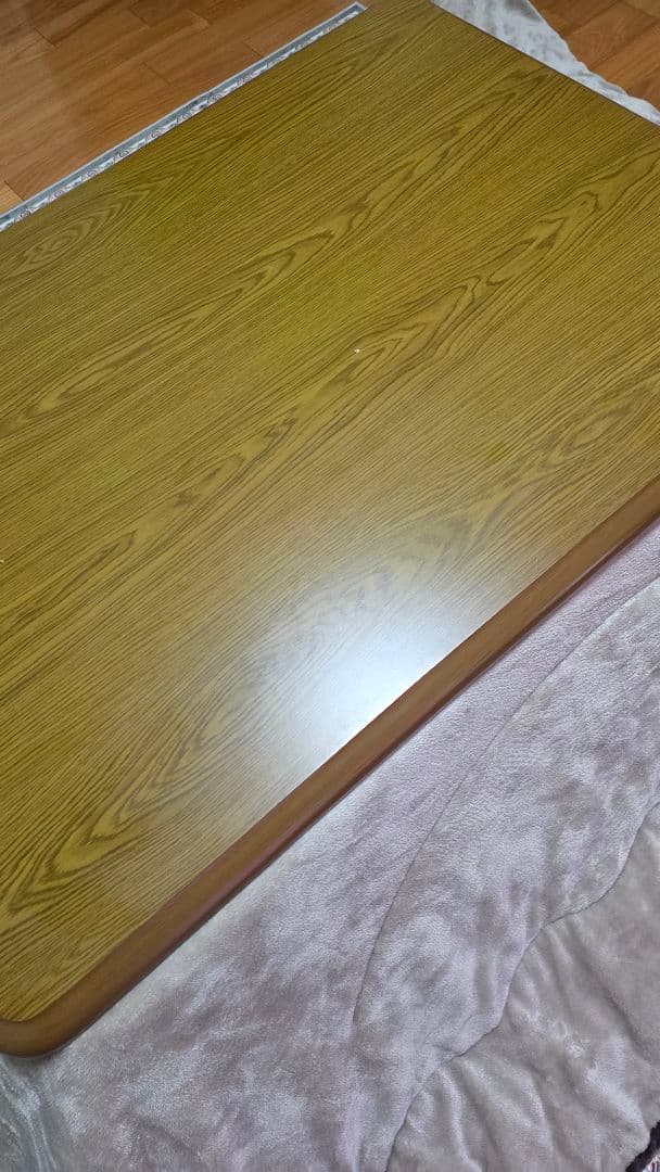 [山善] 家具調 こたつ テーブル (リモコン付き) 天然木　こたつ布団セット
