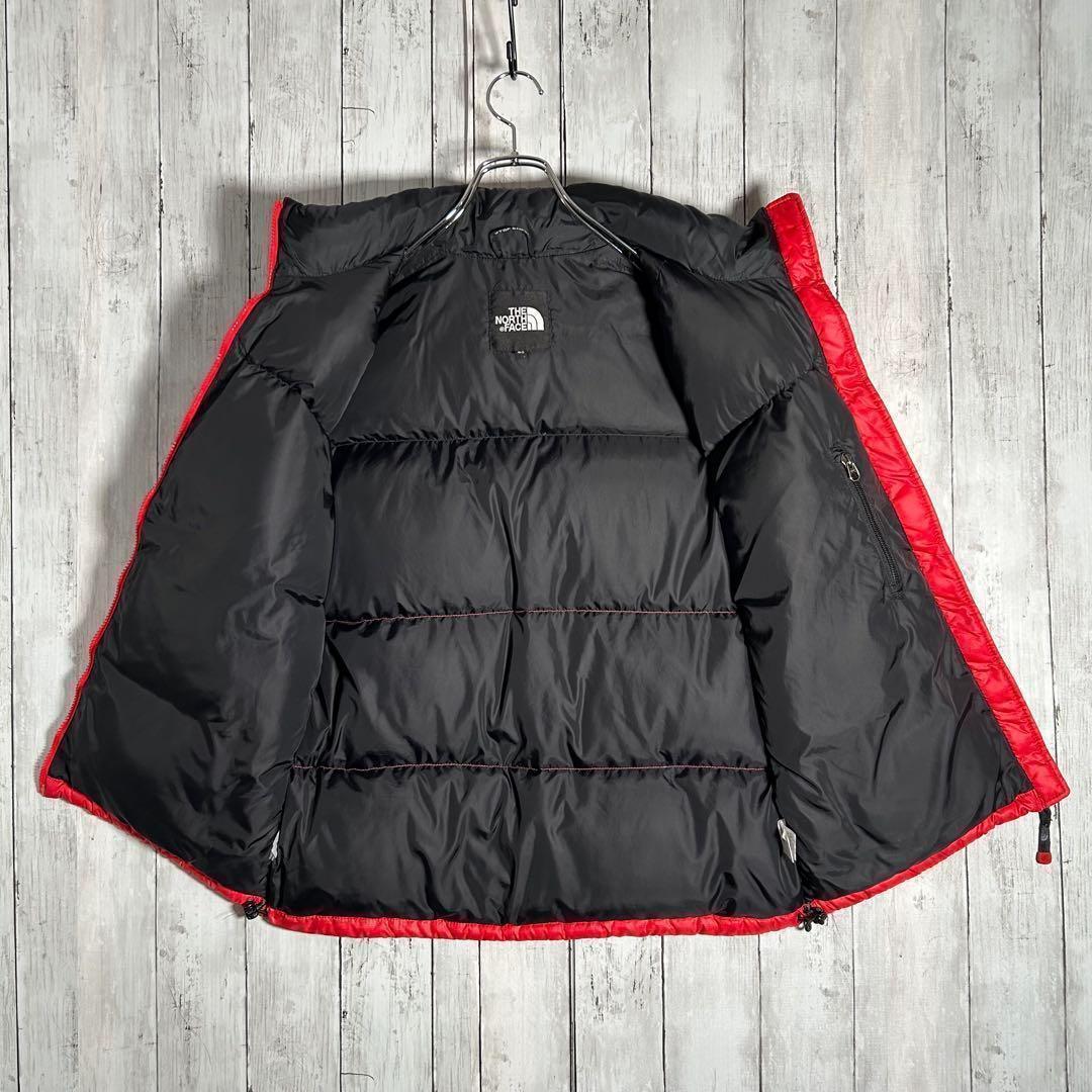 ノースフェイス ダウンベスト ジャケット 700FP ヌプシ レッド S 96