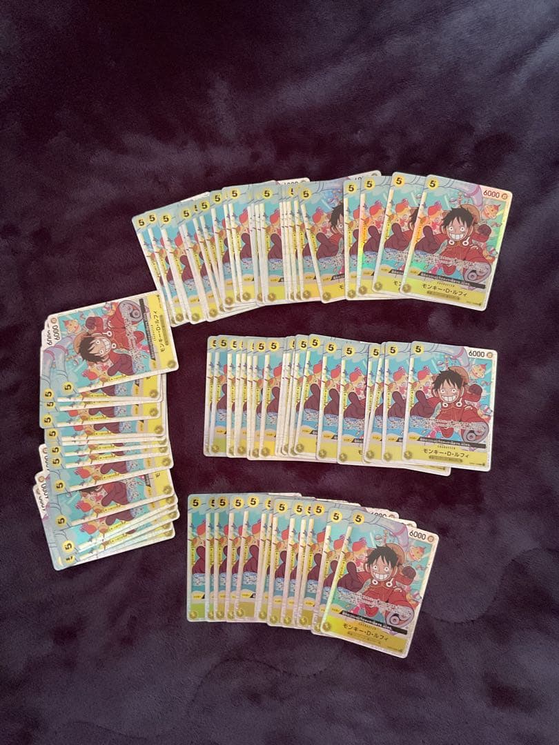 エラー版　ワンピースカード　モンキー・D・ルフィ　OP07-109 SR 73枚