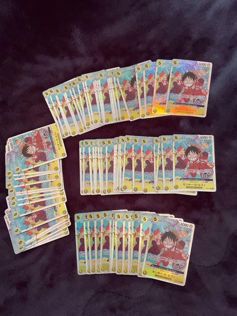 エラー版　ワンピースカード　モンキー・D・ルフィ　OP07-109 SR 73枚