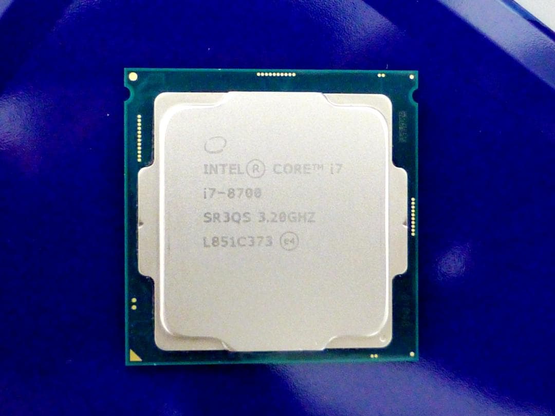 Intel Core i7-8700 CPU 3.2GHz／美品