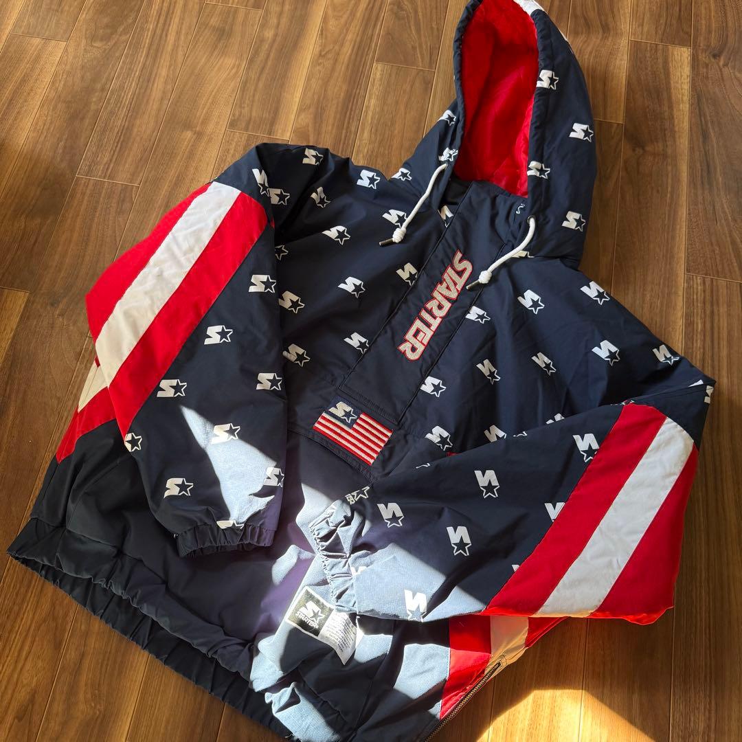 STARTER 総柄 アノラックジャケット