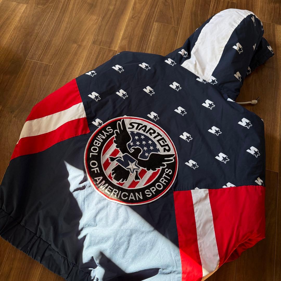 STARTER 総柄 アノラックジャケット