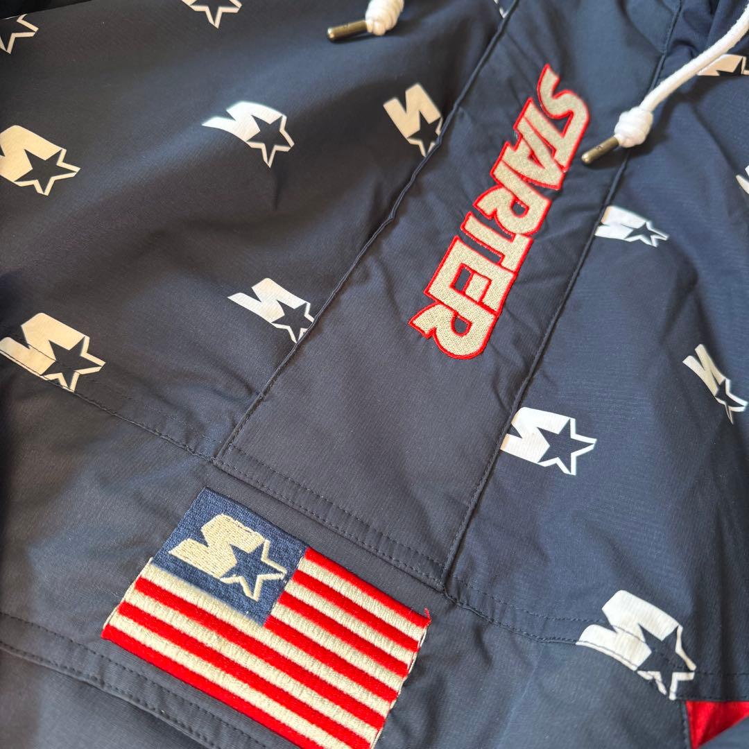 STARTER 総柄 アノラックジャケット