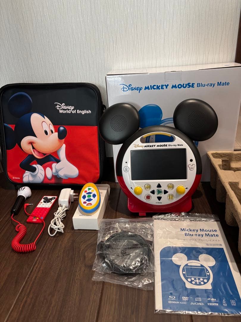 ミッキーメイト　DVD、Blu-rayプレイヤー　リモコン　ミッキーバック