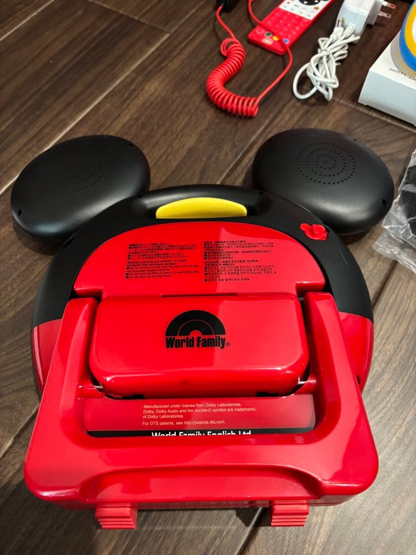 ミッキーメイト　DVD、Blu-rayプレイヤー　リモコン　ミッキーバック