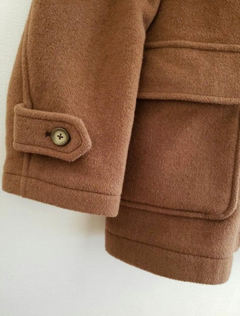 イーストボーイ ダッフルコート ブラウン 9号レディース M フード付き