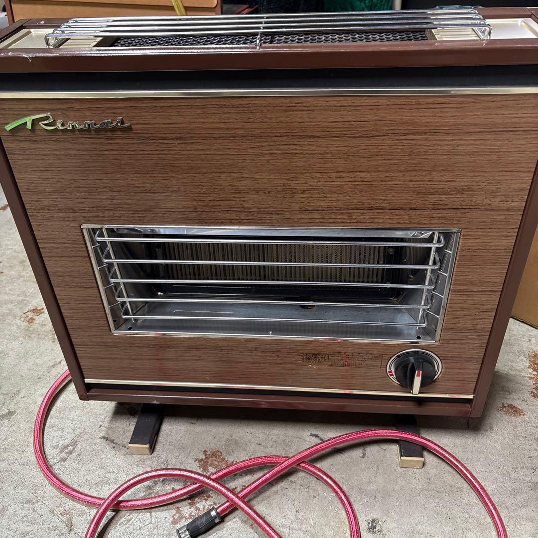 【レトロ】Rinnai ガスストーブ プロパンガス用