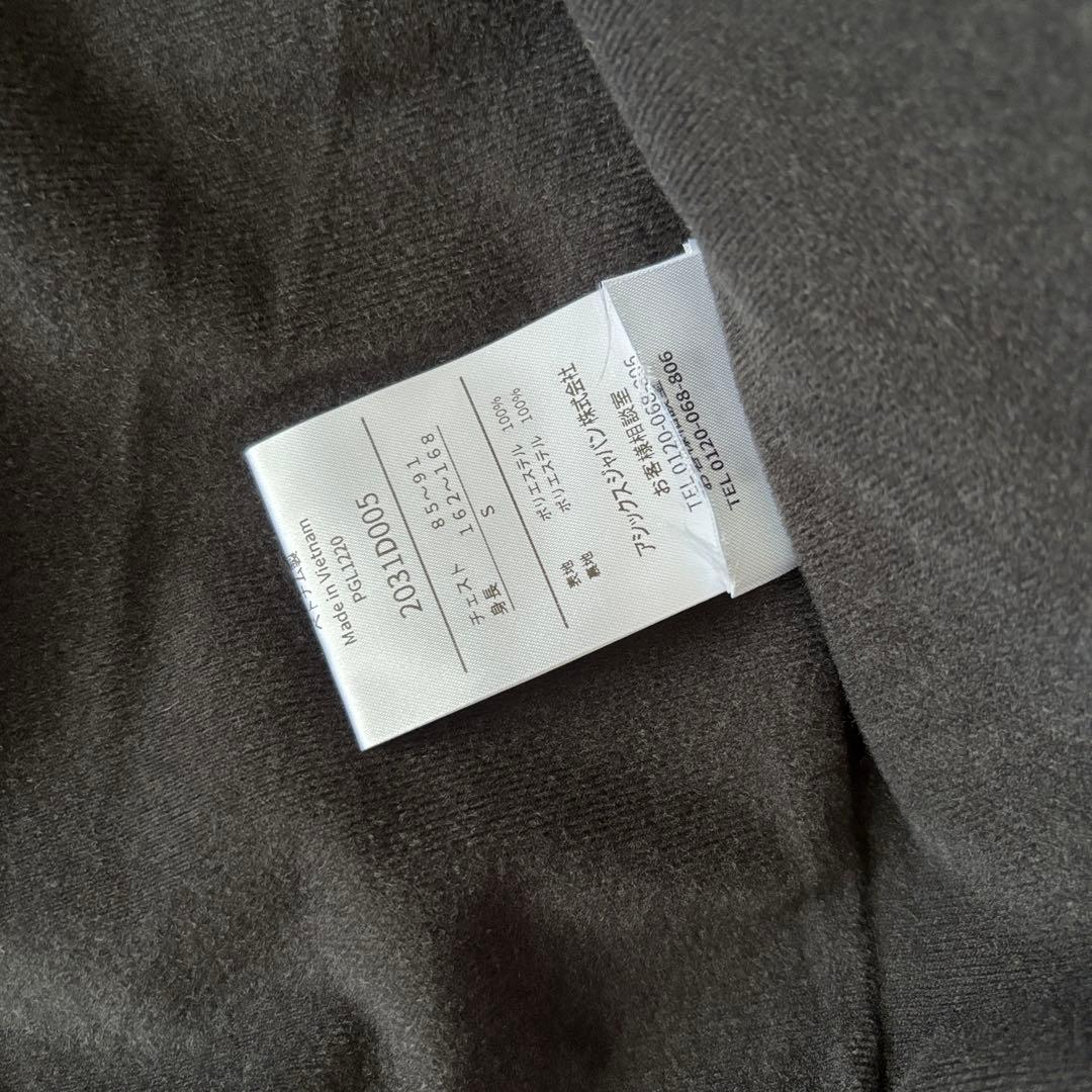 廃盤品！新品ASICS ウインドブレーカー 上下セット 黒 ジャージ Sサイズ