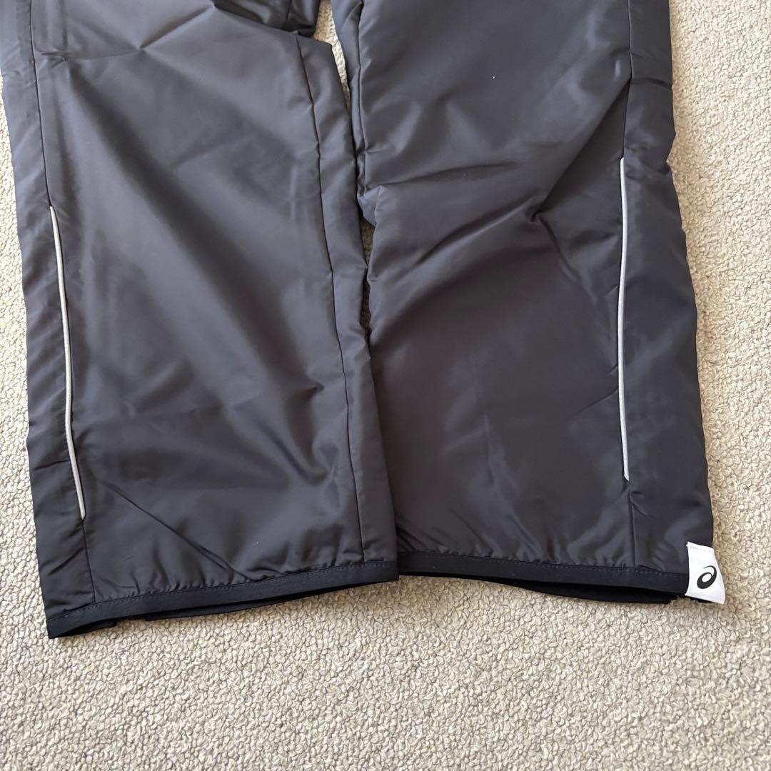 廃盤品！新品ASICS ウインドブレーカー 上下セット 黒 ジャージ Sサイズ