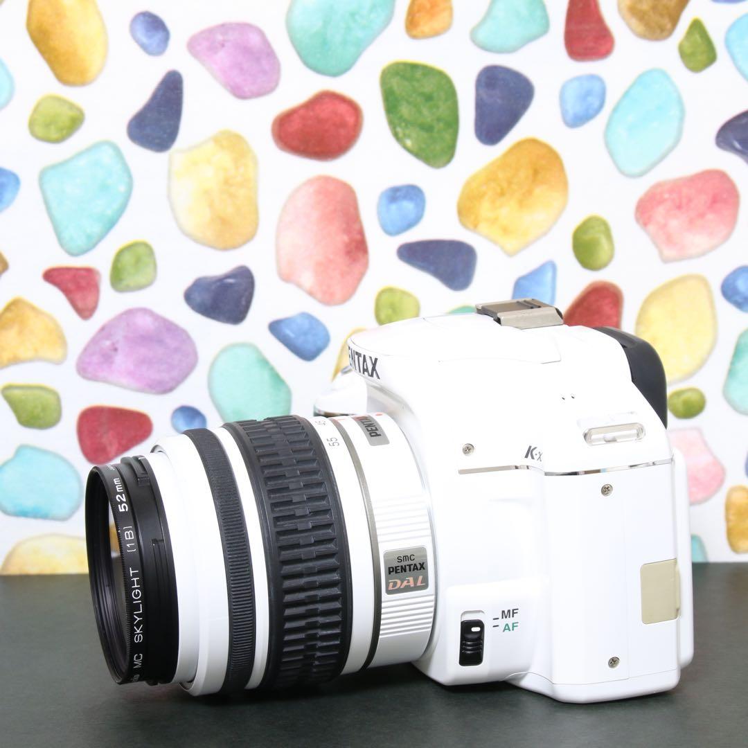 ♥︎◇PENTAX k-x ◇ショット数極少 ◇スマホ転送 ◇ホワイト