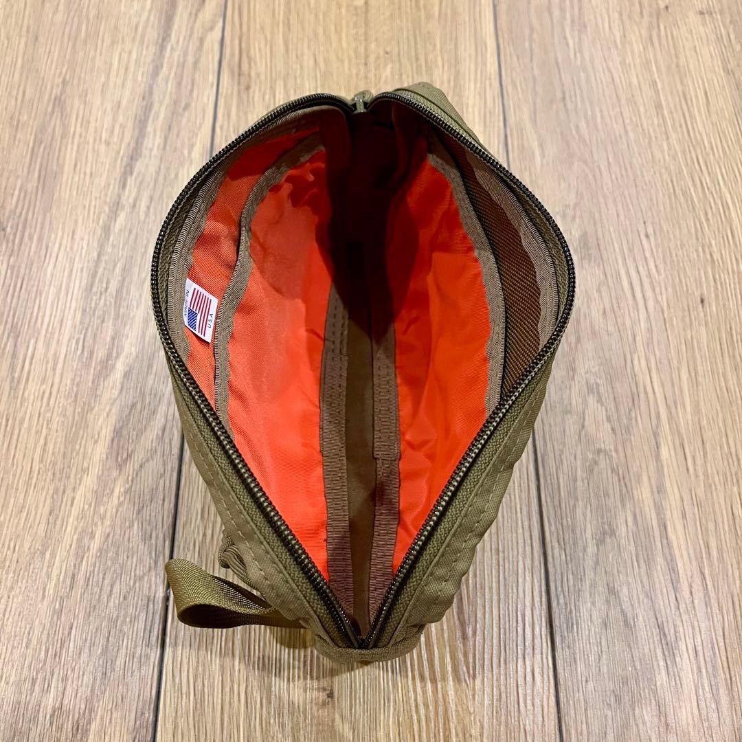 【極美品・廃盤】ブリーフィング ONE ZIP POUCH アメリカ製 ポーチ