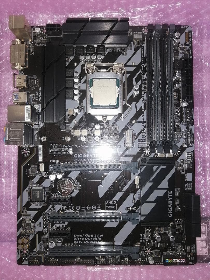 【Core i5-9500+マザー】GIGABYTE Z370 HD3