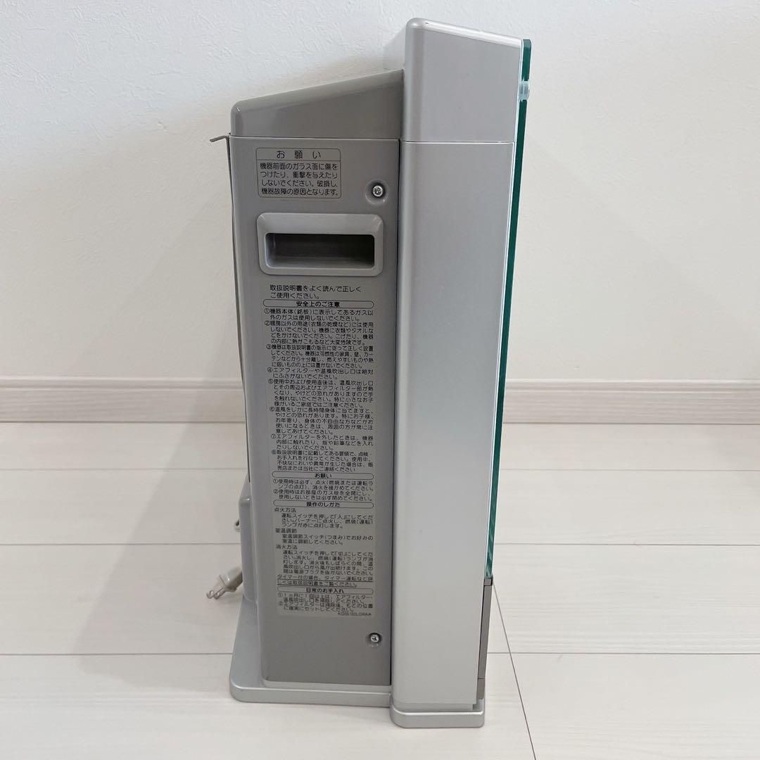 Ｊ　ガスファンヒーター ガラストップ 取扱説明書付き GS-35G2G