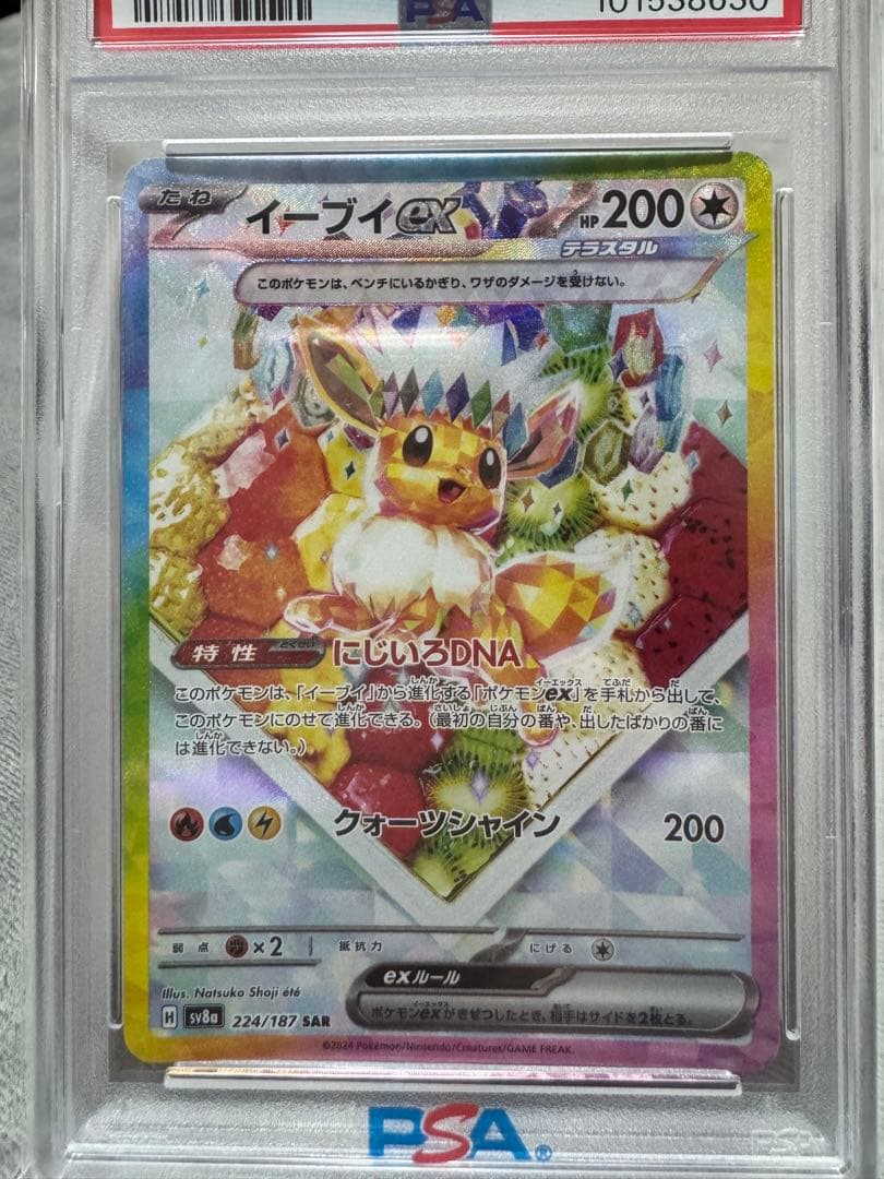 2024 ポケモン イーブイex SAR PSA10