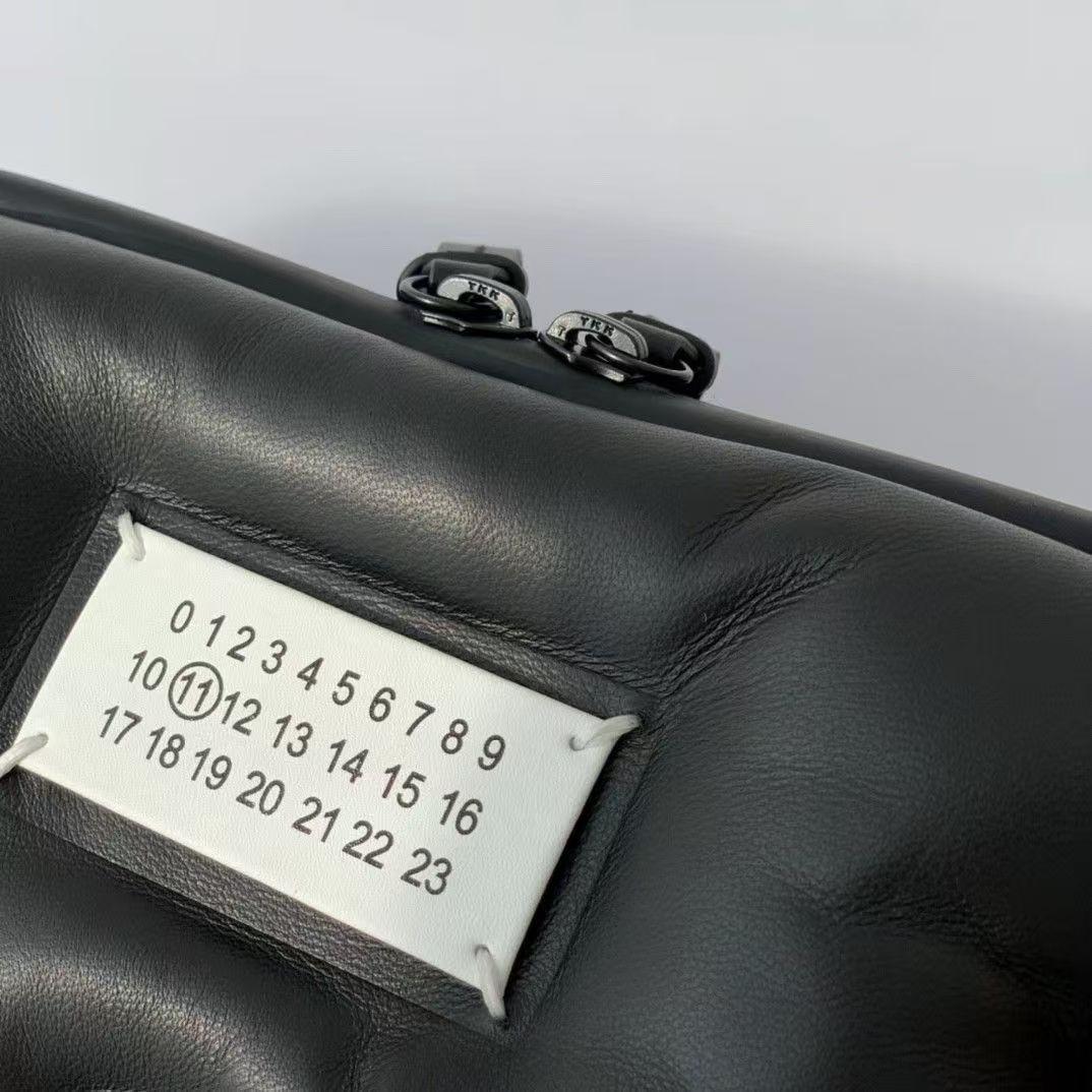 マルジェラ グラムスラム 2way ショルダーバッグ レザー ブラック