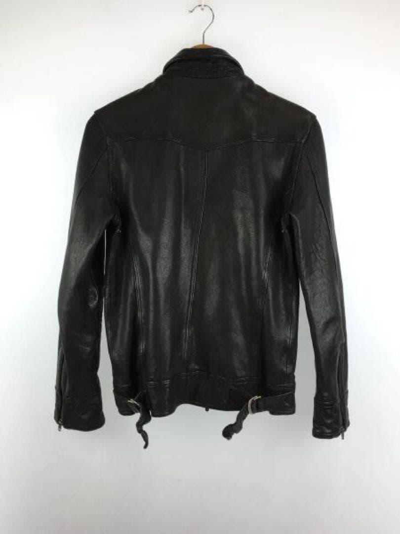 JACKROSE VINTAGE 90s 羊革 短丈ブラックレザージャケット