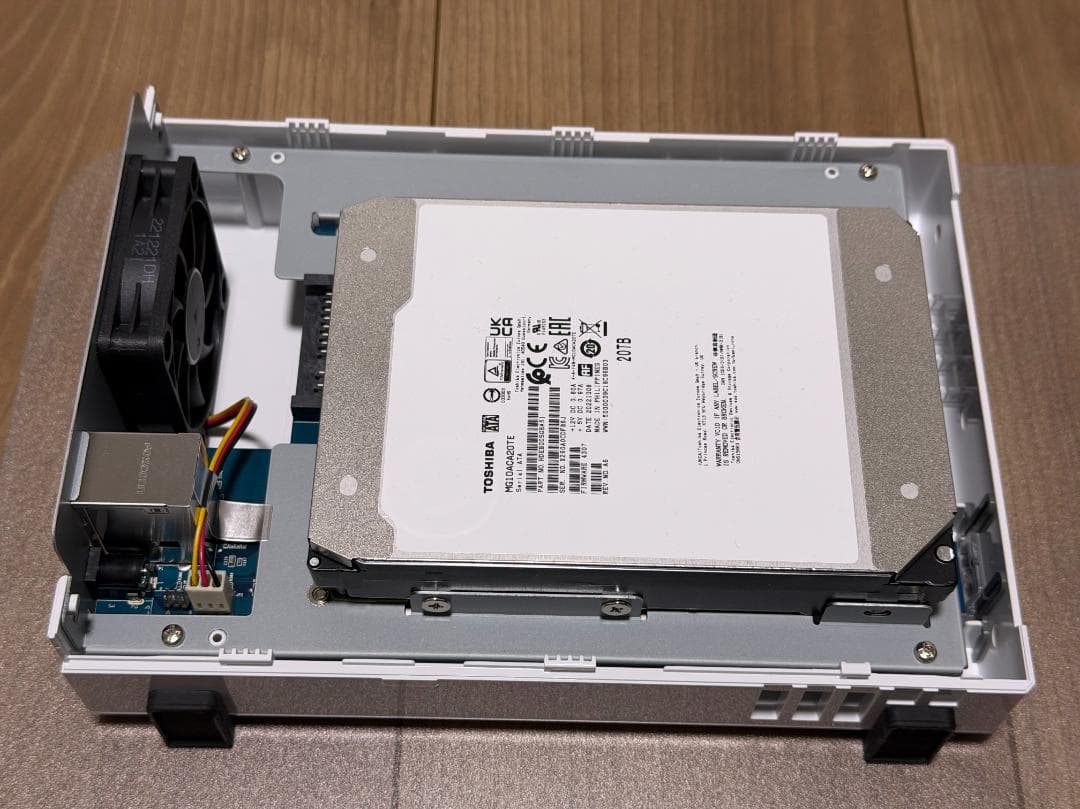 NASキット HDD 20TB セット Synology DS120j