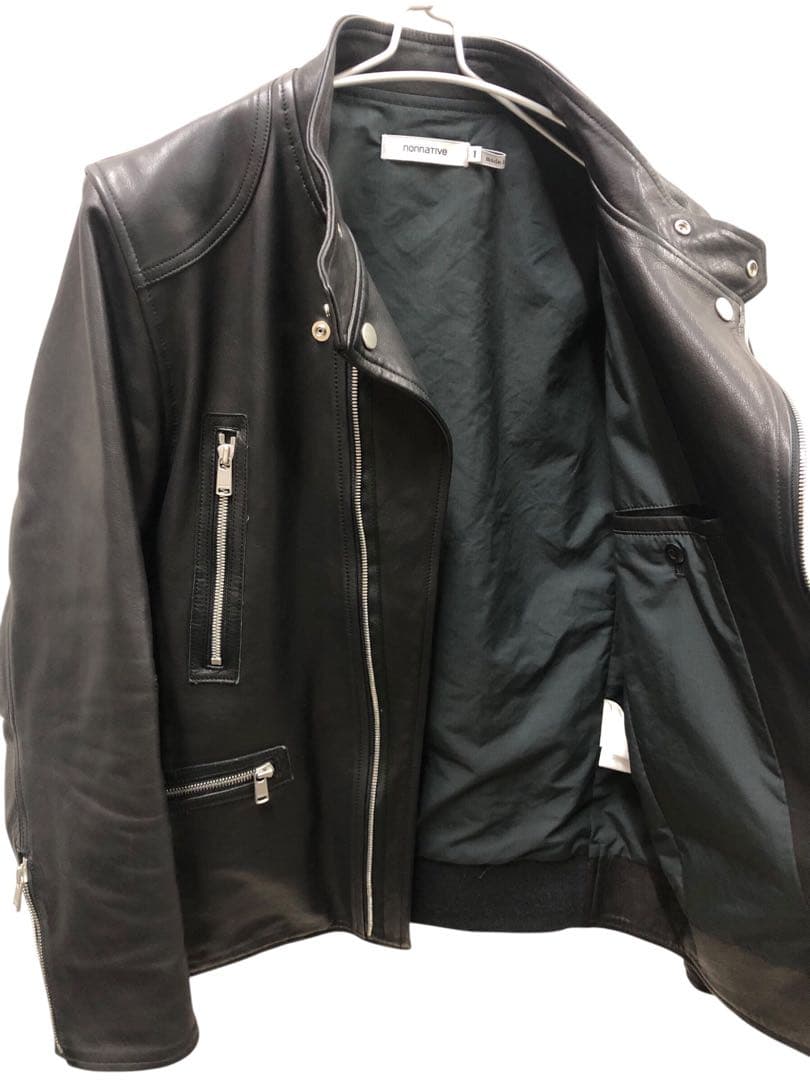 ジャケット・アウター nonnative BIKER BLOUSON COW LEATHER