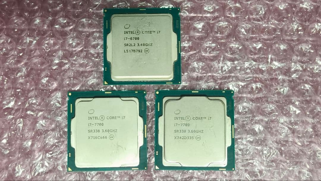 core i7 6700 7700 まとめ売り動作確認済み
