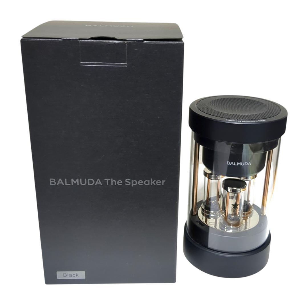 ★美品★動作良好★ワイヤレススピーカー　BALMUDA　M01A-BK