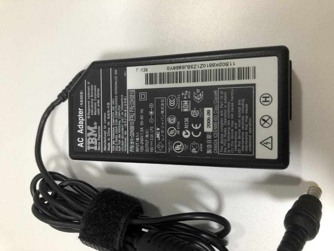 Windowsノート本体 IBM ThinkPad X40 WindowsXP