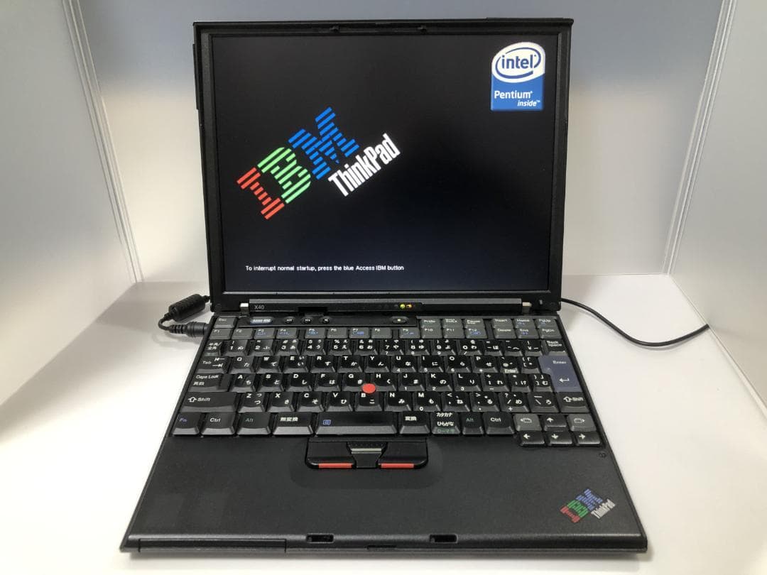 Windowsノート本体 IBM ThinkPad X40 WindowsXP