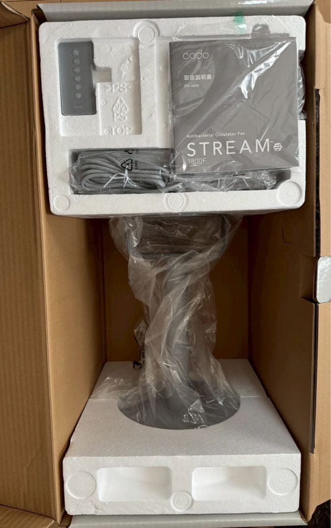 cado カドー STREAM 1800F 扇風機 クールグレー