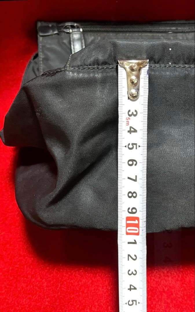 [PRADA]三角ロゴプレート ポコノ メッセンジャーバッグ/ショルダーバッグ黒