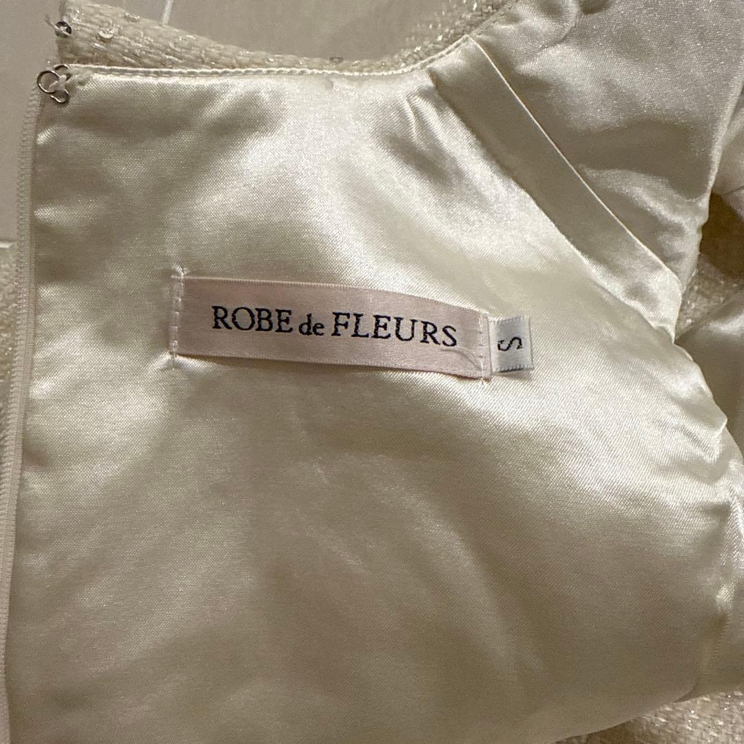 ROBE de FLEURS ベージュドレス S