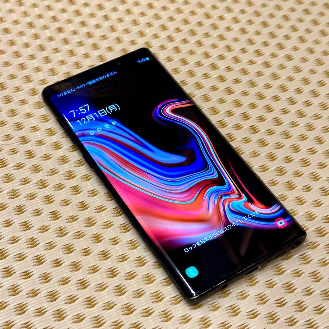 Samsung Galaxy Note9 au版 ブラック 希少なフルセグ機能