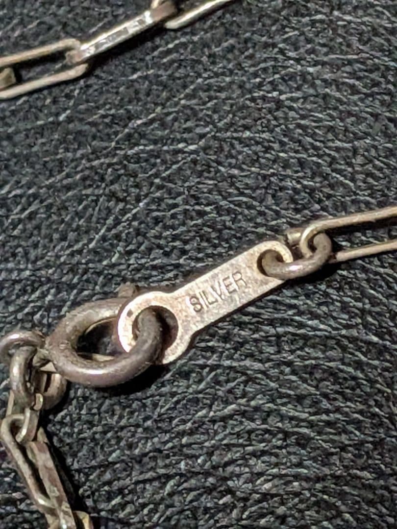 くさおアンティーク　シルバー925 イーグル　フェザー　ネックレス