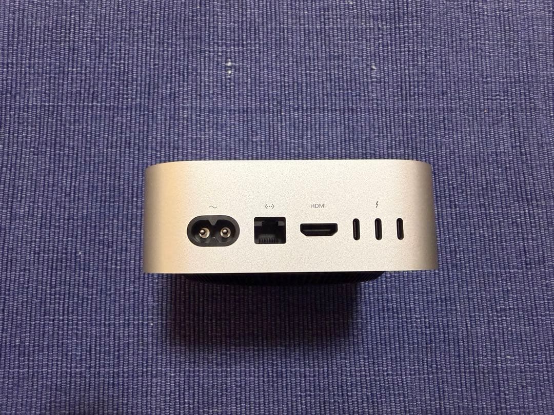 【美品】APPLE Mac mini M4 2024 16GB 256GB