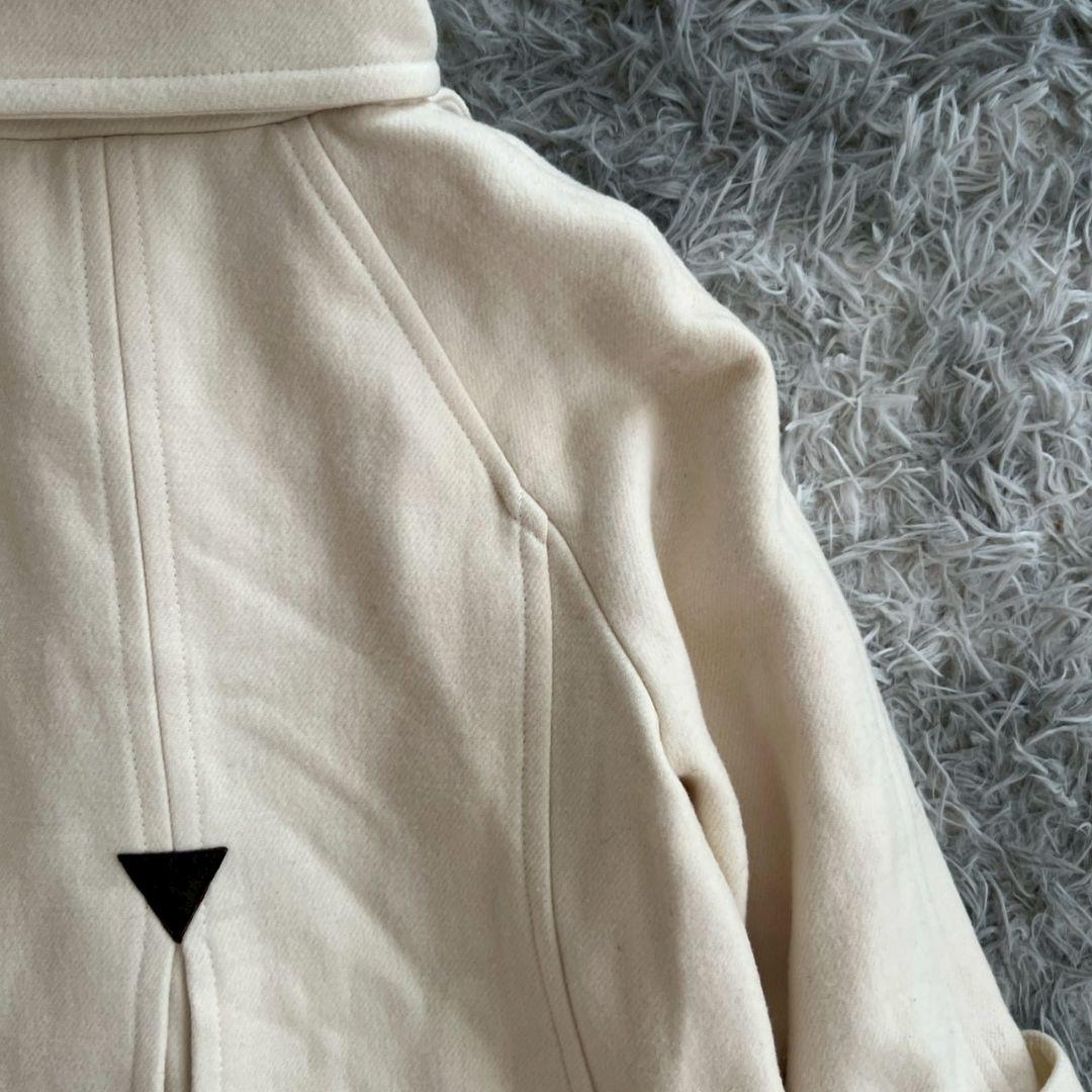 大人気✨【パトリッツアペペ】アイボリー ダッフルコート LL大きいサイズ ウール
