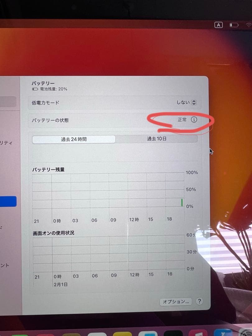 MacBook本体 MacBook Pro 2020 corei7 / 16GB / 500GB