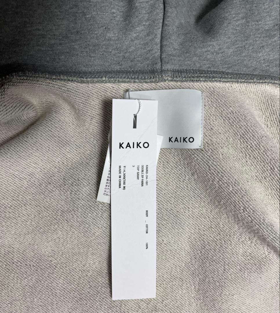 トップス DOUBLE ZIP UP PARKA \"TOP GRAY\"