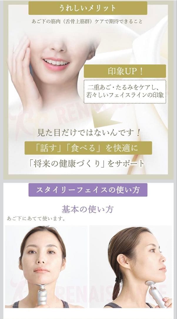 スタイリーフェイス　EMS美顔器