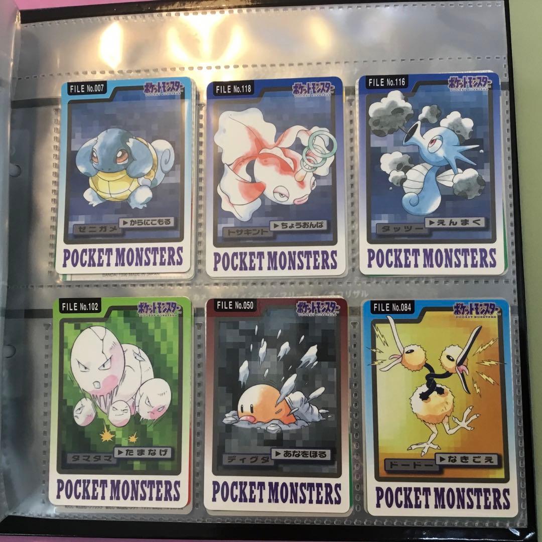 ポケモンカード カードダス 64枚セット カードファイル付きゼニガメ2枚