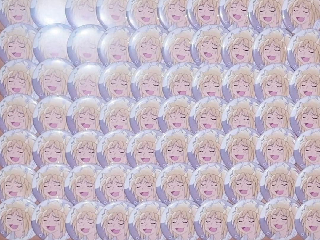 斉藤タカ丸　百面相缶バッジ　70個