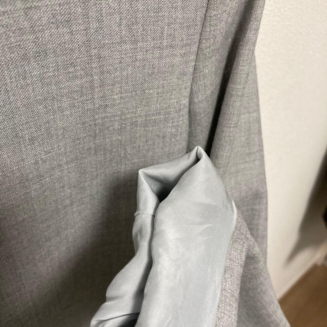 値下げ　セオリー ノーカラー ワイドパンツ スーツ　セットアップ