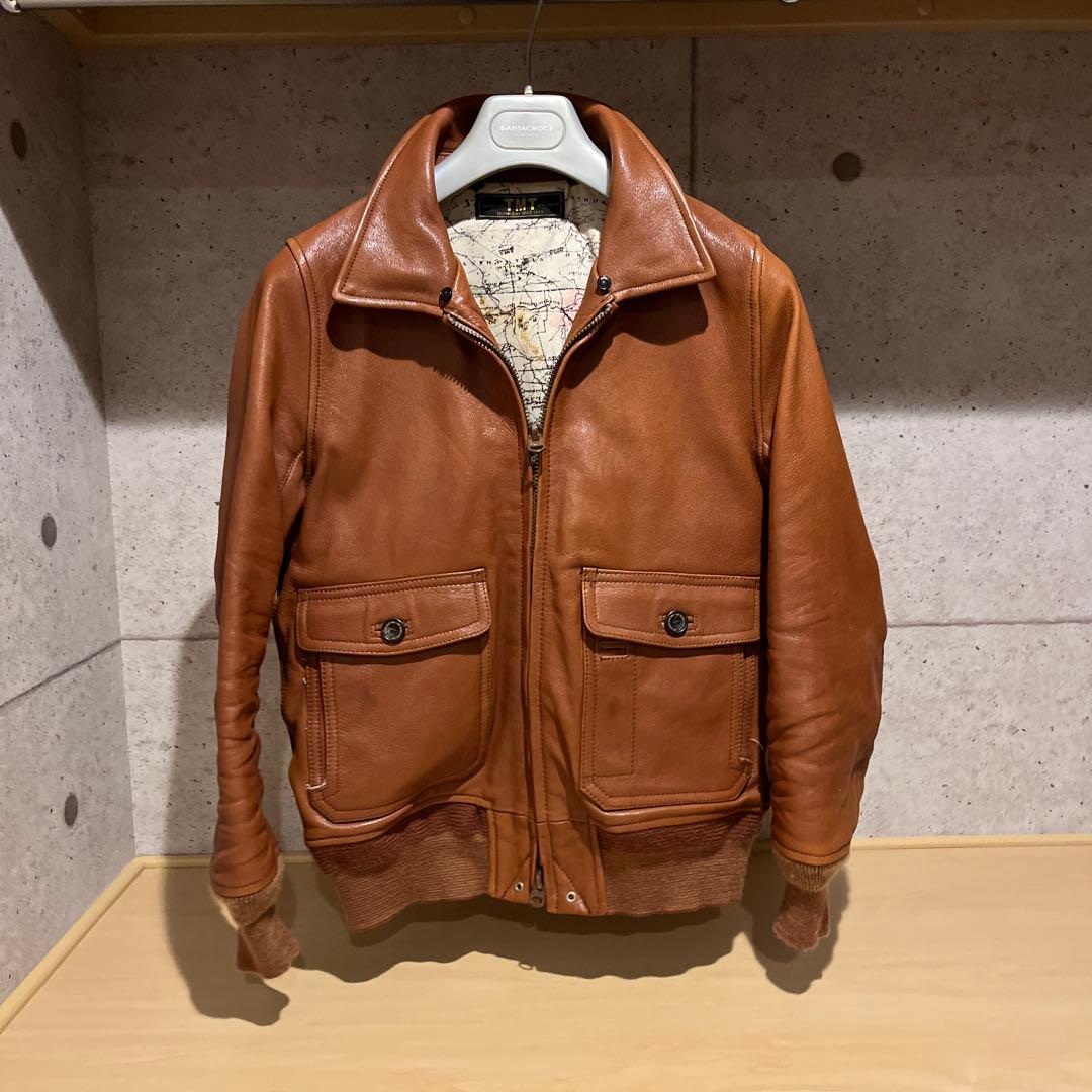 【極美品】TMTゴートレザーフライトジャケット