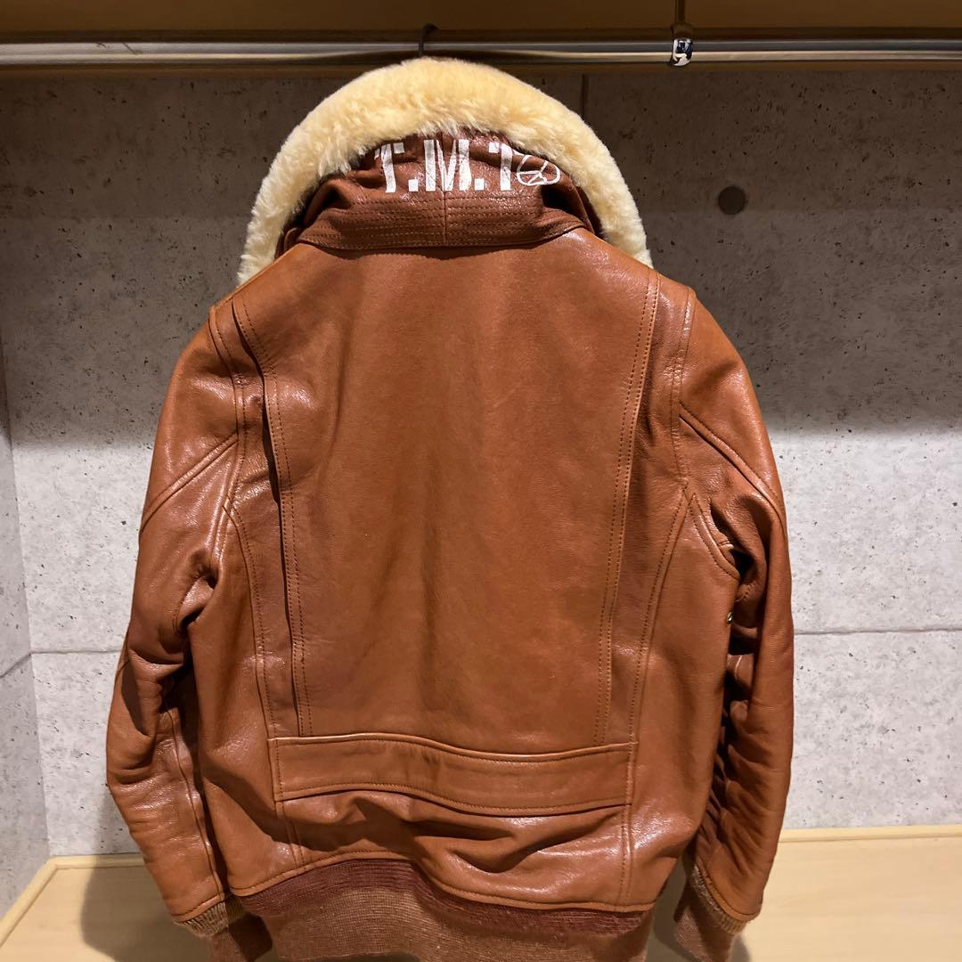 【極美品】TMTゴートレザーフライトジャケット