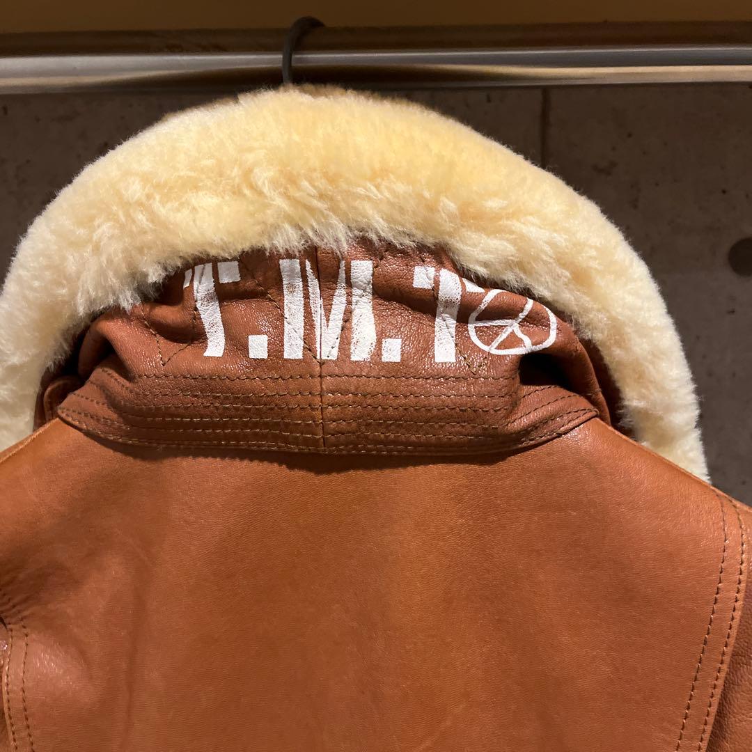 【極美品】TMTゴートレザーフライトジャケット