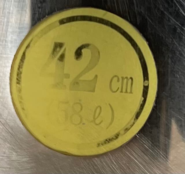 EBM ステンレススチール 寸胴鍋 蓋付き 42 cm 58 lt