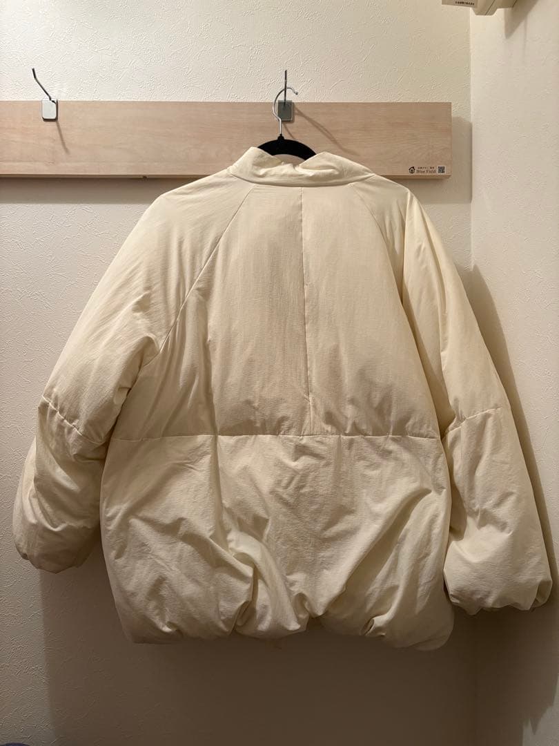hinari アイボリー ダウンジャケット