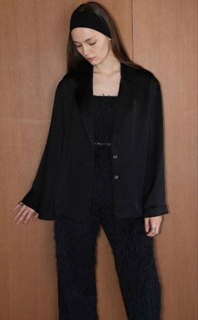 ✨美品✨CLANE TAILORED SATIN SHIRT