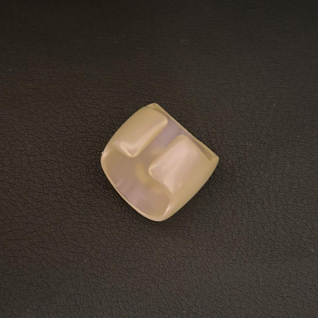 【シャネル】ココマーク リング 指輪 プラスチック オーロラ ヴィンテージ