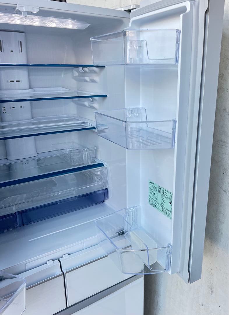 三菱ノンフロン冷凍冷蔵庫 MR-MX46G-W1 2021年